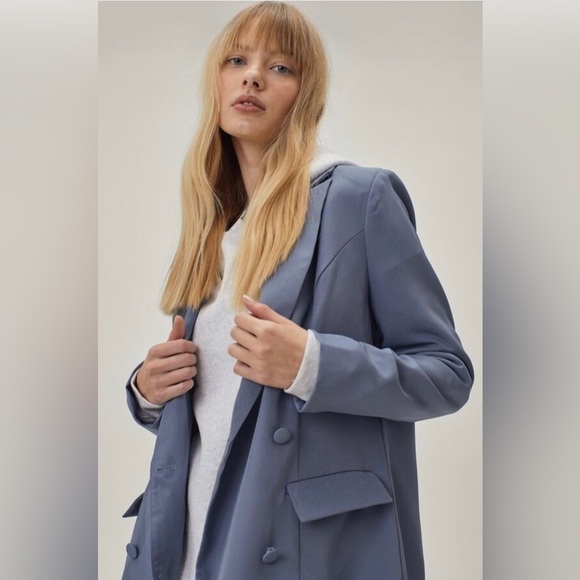 Nasty Gal Women's Relaxed Double Breasted Blazer - Picture 2 of 4
